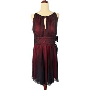 La Nouvelle Renassance Dress size 10 Red Black Beading NWT Dark Fairy 1056